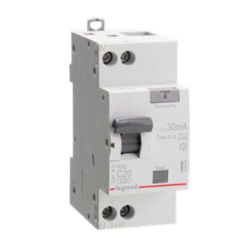 RCBO RXE P+N kA, C curve 403836 Legrand