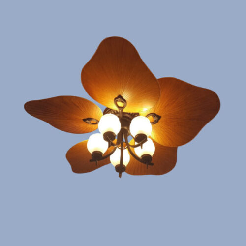 Quạt trần đèn 5 cánh lá cọ 48KSA 265 Klasse