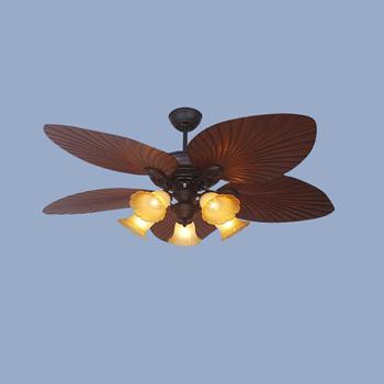 Quạt trần đèn 5 cánh lá cọ 52KSA 251 Klasse