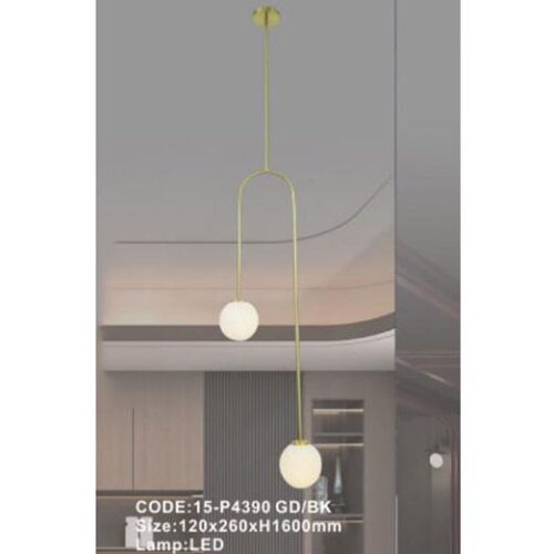 Đèn Thả Trang Trí 15-P4390 GD/BK AURORA