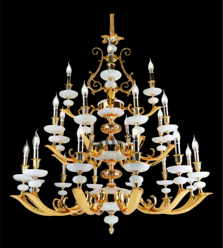 Đèn chùm đồng CĐ 1250/24 Hufa