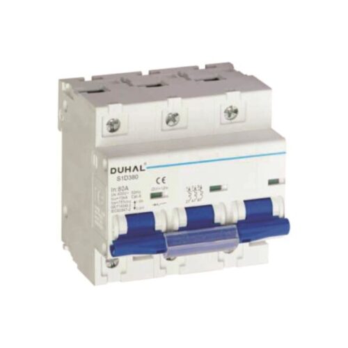 Thiết bị đóng cắt MCB 3P dòng cắt 400V - 10kA S1D380 Duhal