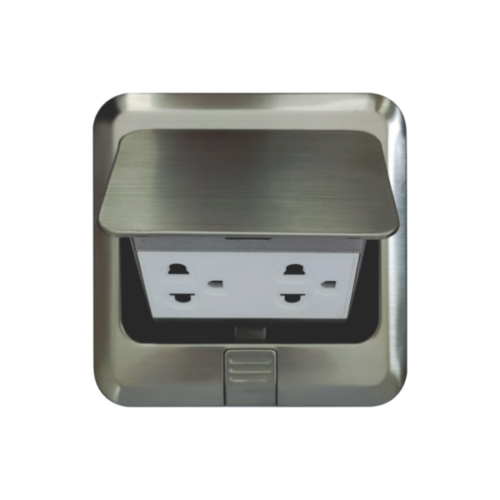 Ổ cắm âm sàn đôi 3 chấu chống thấm IP44 S2V520 Duhal