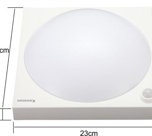 Đèn ốp trần cảm ứng hồng ngoại PS329B-12W Kawasan