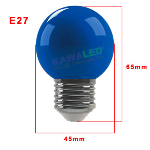 Bóng Led màu trang trí (led chanh) B1W-W Kawaled