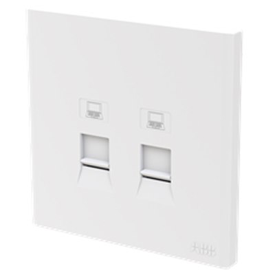 Bộ ổ cắm mạng đôi 2TCZ213013R0010 ABB