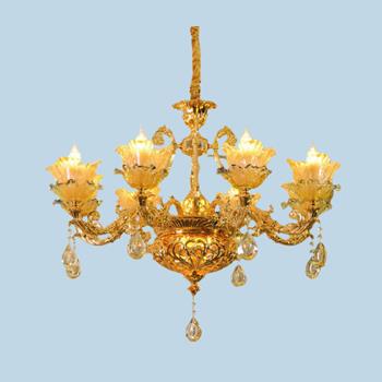 Đèn chùm pha lê nến KL193 - 08 Klasse