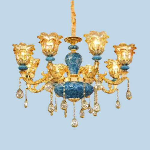 Đèn chùm pha lê nến KL195 - 8 Klasse