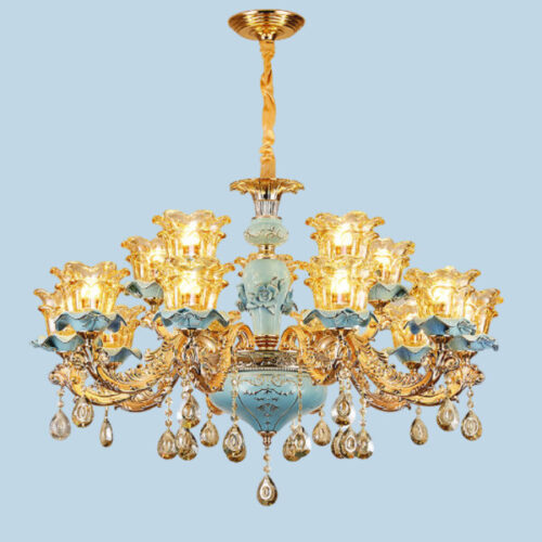 Đèn chùm pha lê nến KL199 - 15 Klasse