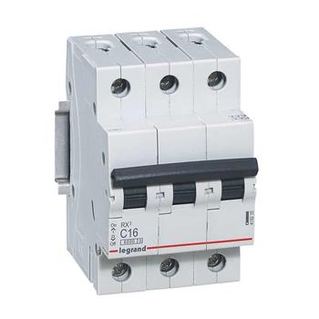 B MCB RX P kA V, C curve 419881B Legrand