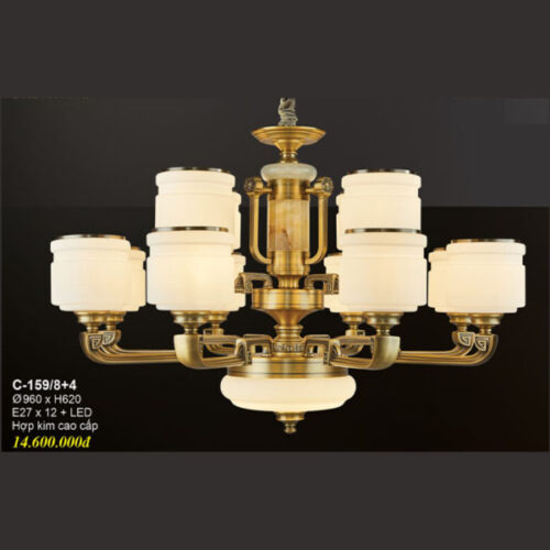Đèn chùm nến hợp kim cao cấp C-159/8+4 Euroto