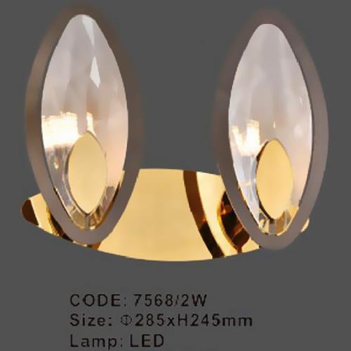 Đèn Tường Led Pha Led 7568/2W AURORA