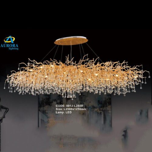 Đèn Chùm Thả Giọt Nước 8012-L2500 AURORA