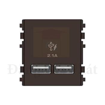 Ổ cắm đôi USB Size M Saturn S S1B005 Duhal