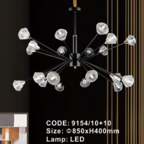 Đèn chùm led bóng tròn 9154/10+10 AURORA
