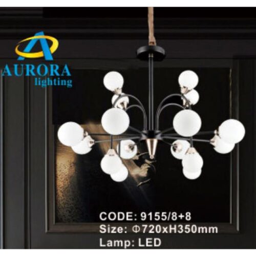 Đèn chùm led bóng tròn 9155/8+8 AURORA