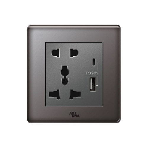 Ổ cắm đa năng + USB + Type C V12-C06E32 ARTDNA