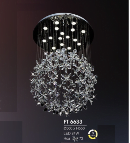 Đèn treo trần FT 6633 Hufa