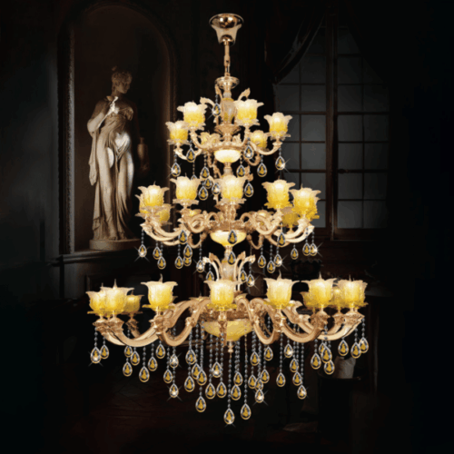 Đèn chùm nến CN 9009/16+12+6 Hufa