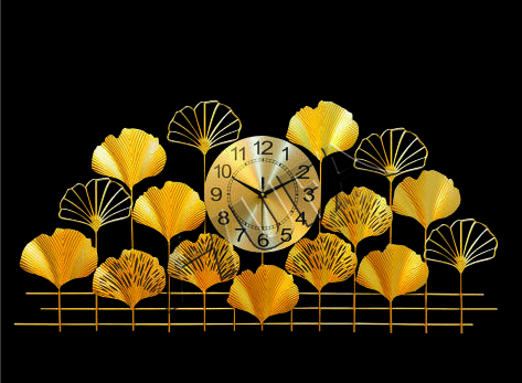 Đồng hồ treo tường nghệ thuật ĐH 2807 Hufa