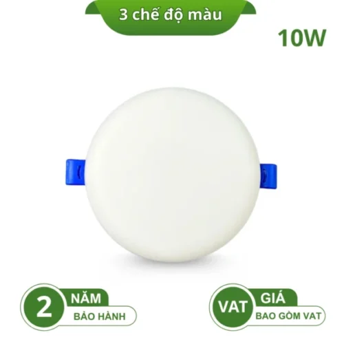 Đèn Led âm trần tràn viền DLK120-10W đổi màu Kawaled