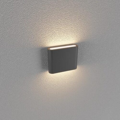 Đèn Led gắn tường ngoài trời LWA8011-S-BK Kingled