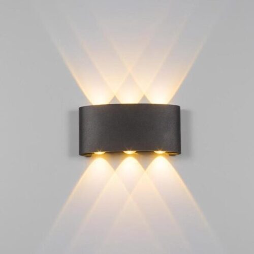 Đèn Led gắn tường ngoài trời LWA8031-BK Kingled