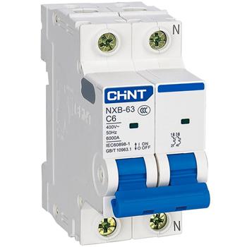 Cầu dao tự động MCB 2P-6kA Type D 814099 CHINT