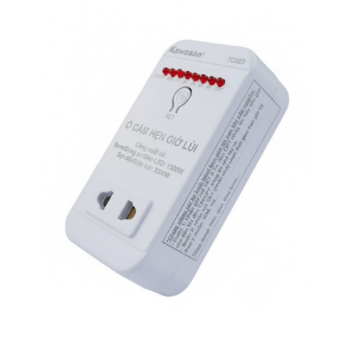 Ổ cắm hẹn giờ lùi TC02D Kawasan