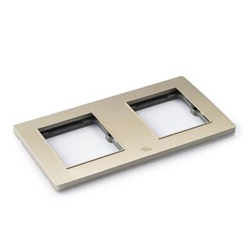 Mặt viền đôi liền nhựa vàng A77-P19D-G ARTDNA