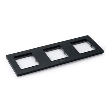 Mặt viền ba liền nhựa đen A77-P20D-G ARTDNA