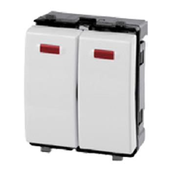 Công Tắc Đôi Có Đèn Báo, 1 Chiều 16A, 36Mm AC ELECTRIC AR21ML AC ELECTRIC