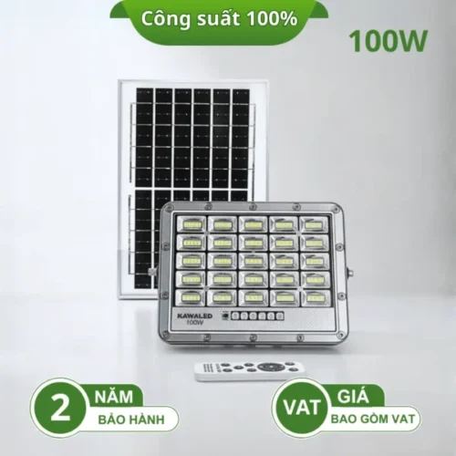Đèn led pha năng lượng mặt trời SL1-100W Kawaled