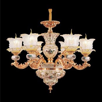 Đèn Chùm Hoa Văn Cổ Điển C-54/6 Euroto