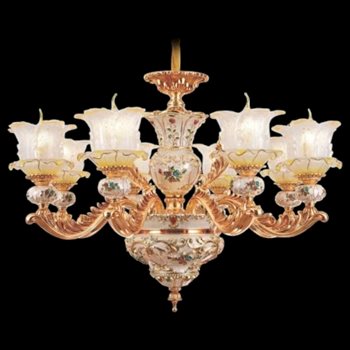 Đèn Chùm Hoa Văn Cổ Điển C-55/8 Euroto