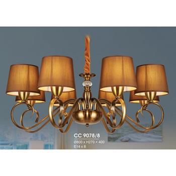 Đèn chùm nến CC 9078/8 Hufa
