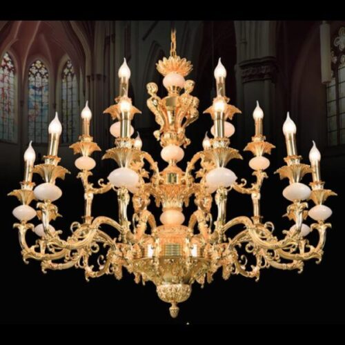 Đèn chùm đồng CĐ 1258/18 Hufa