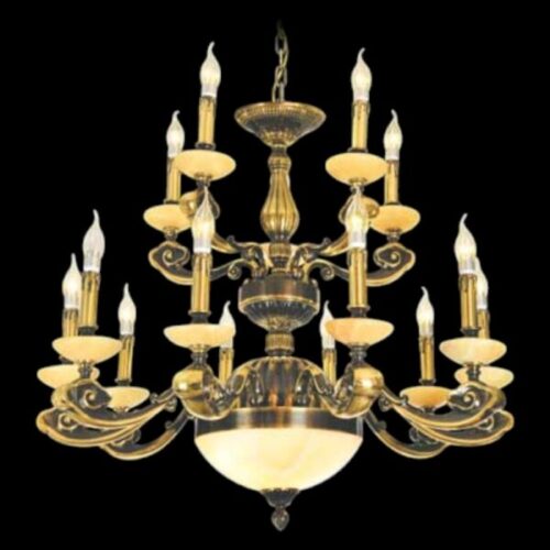 Đèn Chùm Đồng Nến CD-763/10+5 Euroto