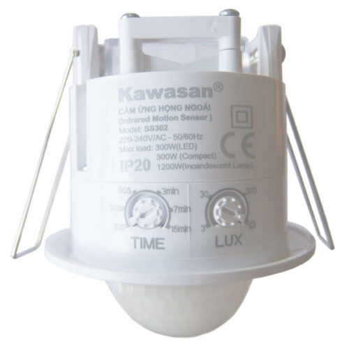 Công tắc cảm ứng hồng ngoại âm trần SS302 Kawasan