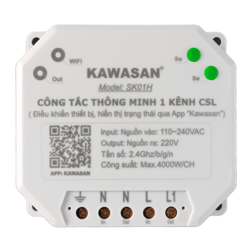 Công tắc điều khiển từ xa SK01H Kawasan