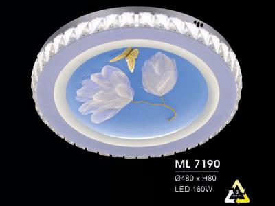 Đèn mâm led trang trí ML 7190 Hufa
