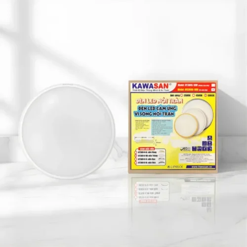 Đèn ốp trần cảm ứng vi sóng MS300G-18W Kawasan