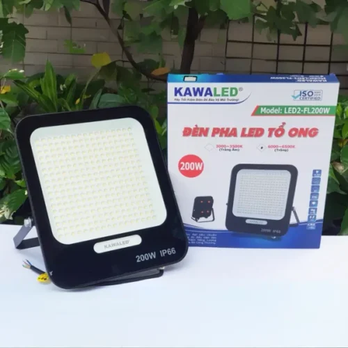 Đèn pha Led tổ ong LED2-FL200W-T Kawaled