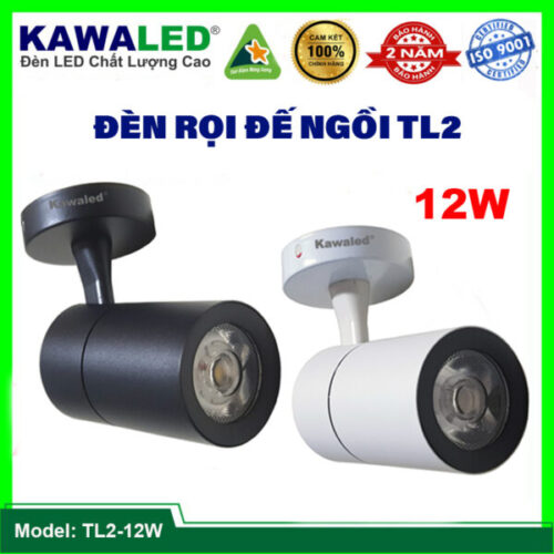Đèn led chiếu điểm đế đơn TL2-12W Kawaled