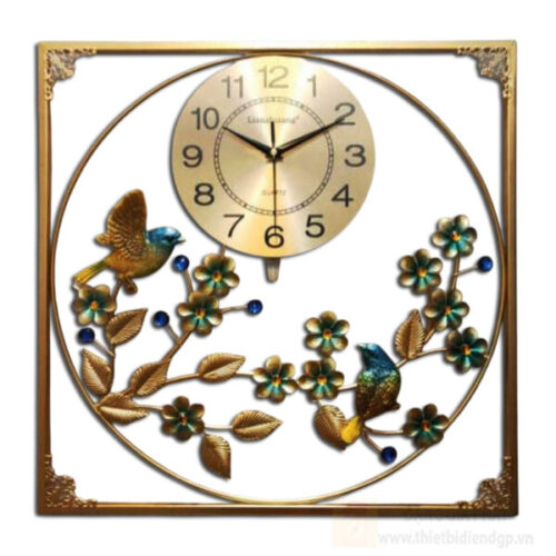 Đồng hồ treo tường nghệ thuật ĐH 990 Hufa