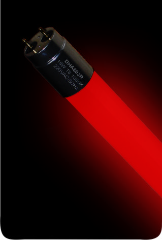 Bóng Led Tuýp Màu T8 Đỏ DHA DHA801R Duhal