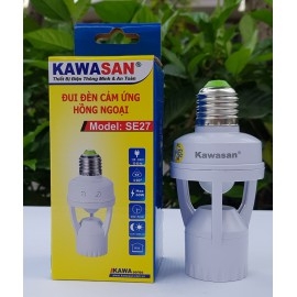 Đui đèn cảm ứng hồng ngoại SE27 Kawasan