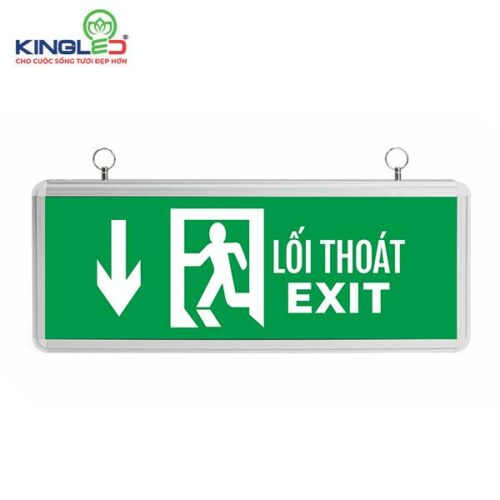 Đèn Exit chỉ hướng xuống EX-3-1M-X Kingled