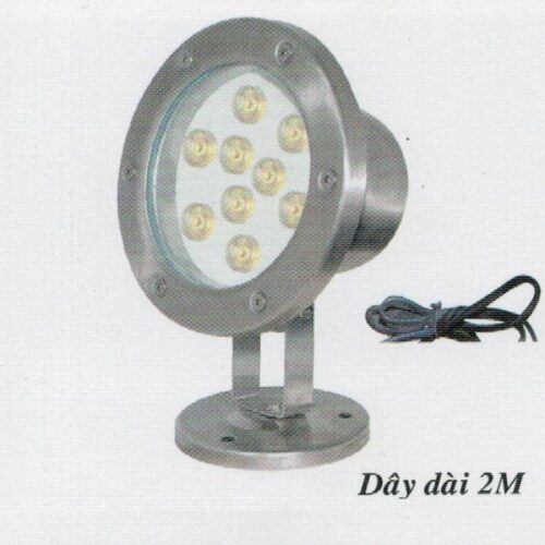 Đèn led âm nước HB 9W - 3000K Euroto