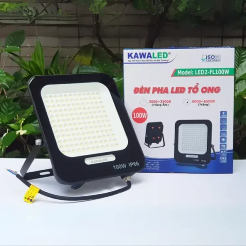 Đèn pha Led tổ ong LED2-FL100W-T Kawaled